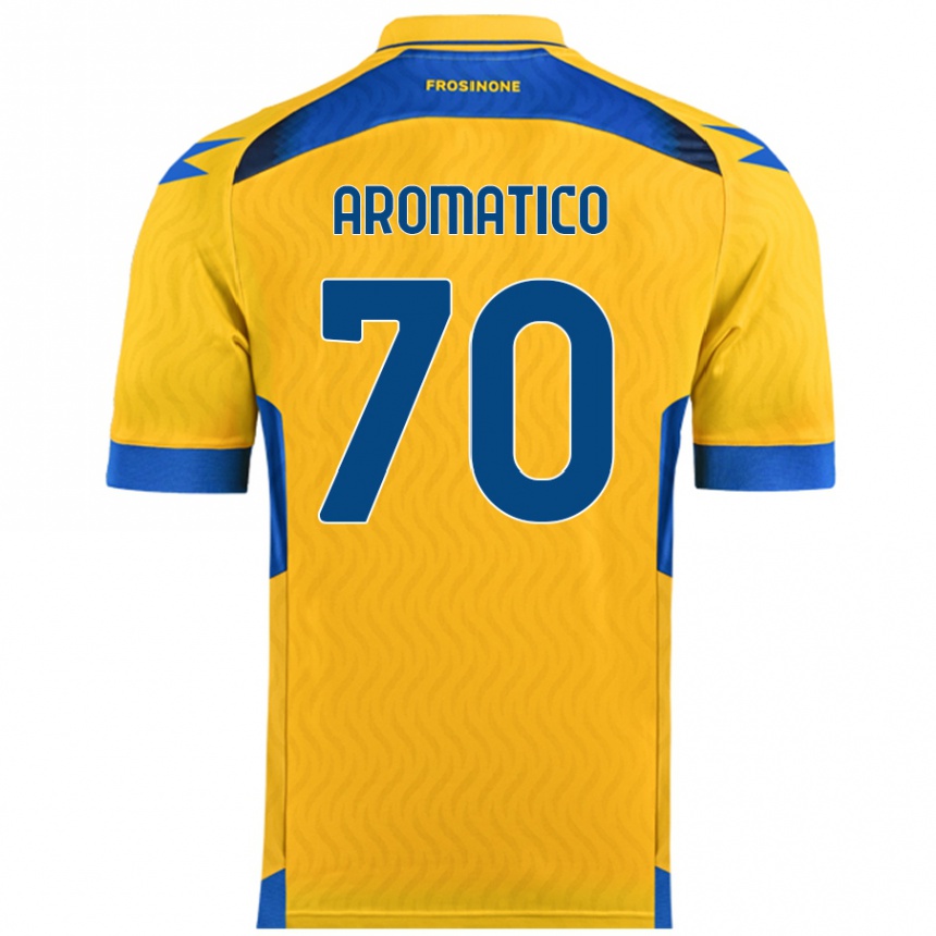 Men Football Raul Aromatico #70 Yellow Home Jersey 2024/25 T-Shirt Nz