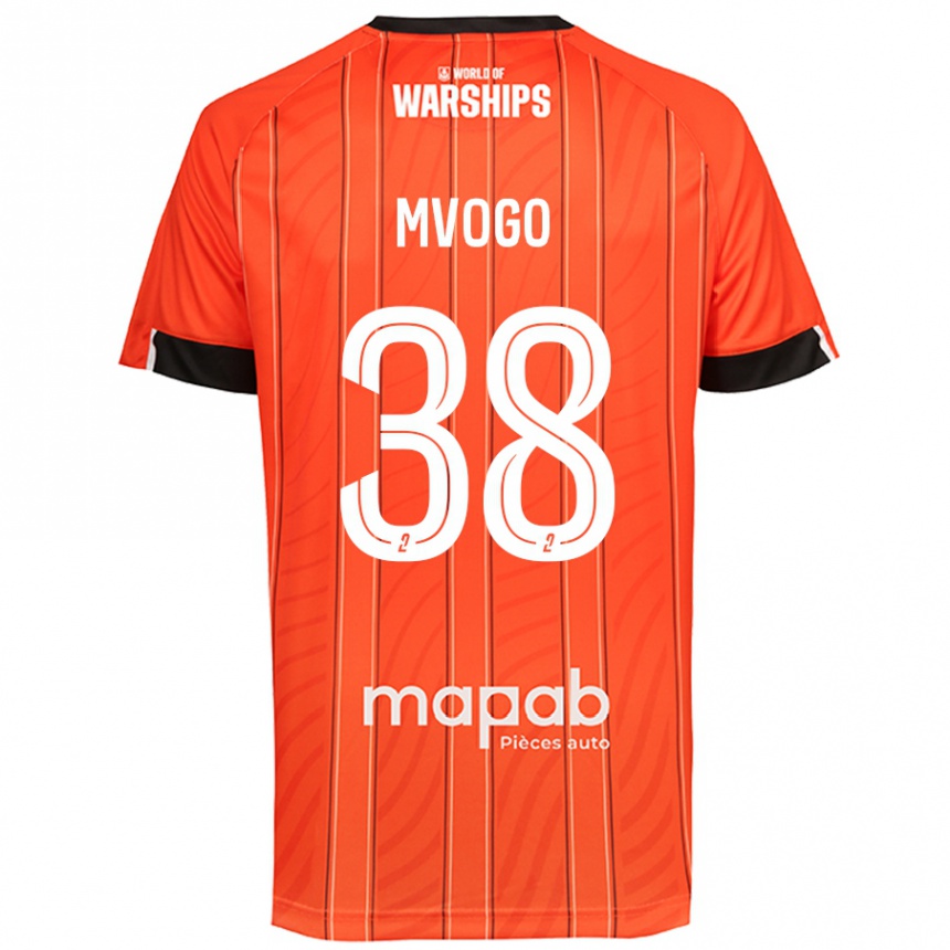 Men Football Yvon Mvogo #38 Orange Home Jersey 2024/25 T-Shirt Nz