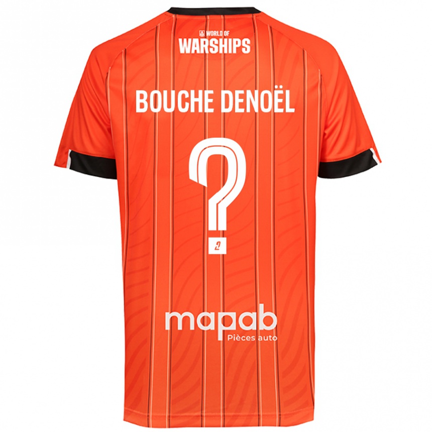 Men Football Max Bouche Denoël #0 Orange Home Jersey 2024/25 T-Shirt Nz