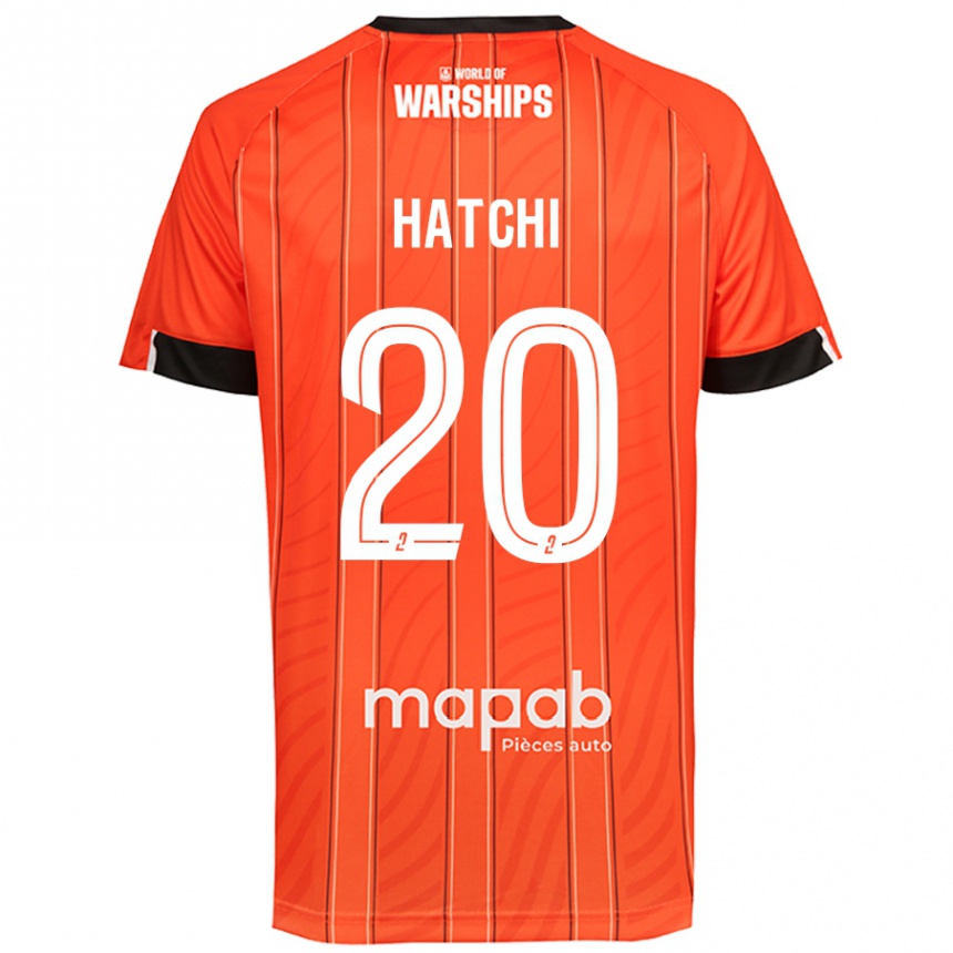 Men Football Jérémy Hatchi #20 Orange Home Jersey 2024/25 T-Shirt Nz