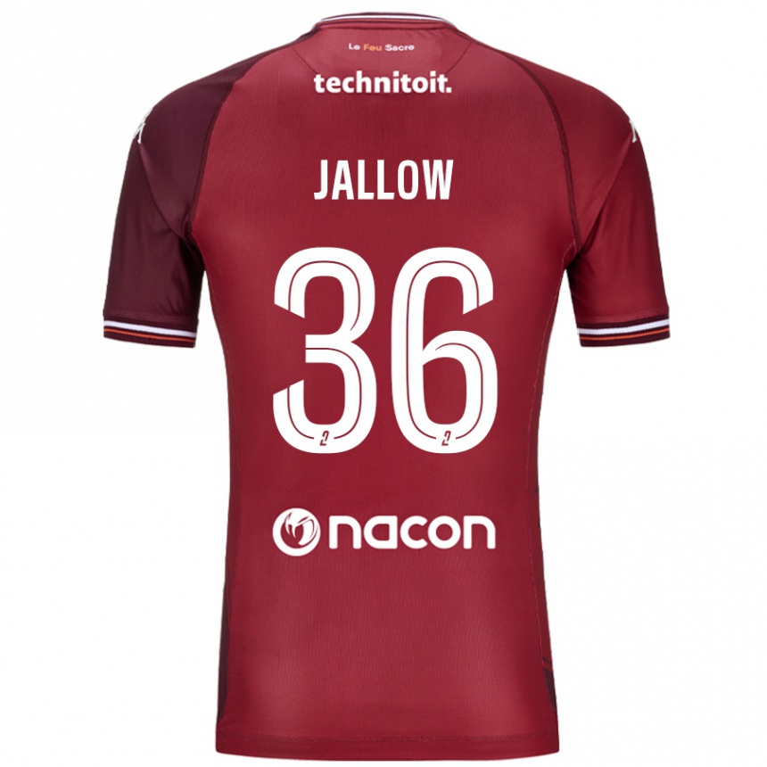 Men Football Ablie Jallow #36 Red Granata Home Jersey 2024/25 T-Shirt Nz