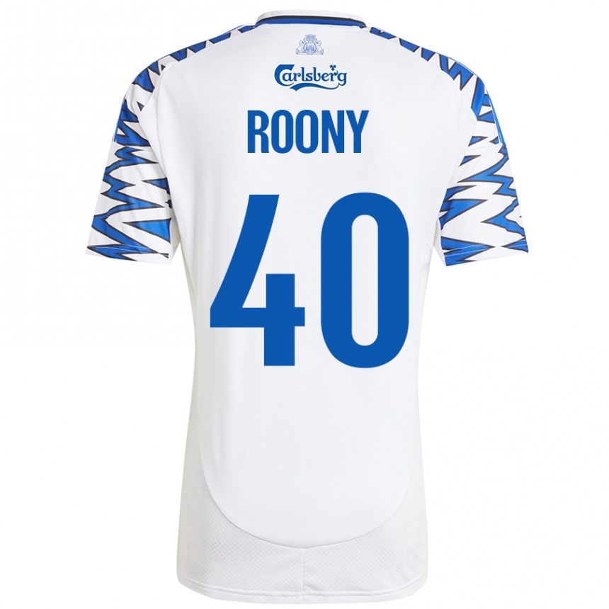 Men Football Roony Bardghji #40 White Sky Blue Home Jersey 2024/25 T-Shirt Nz