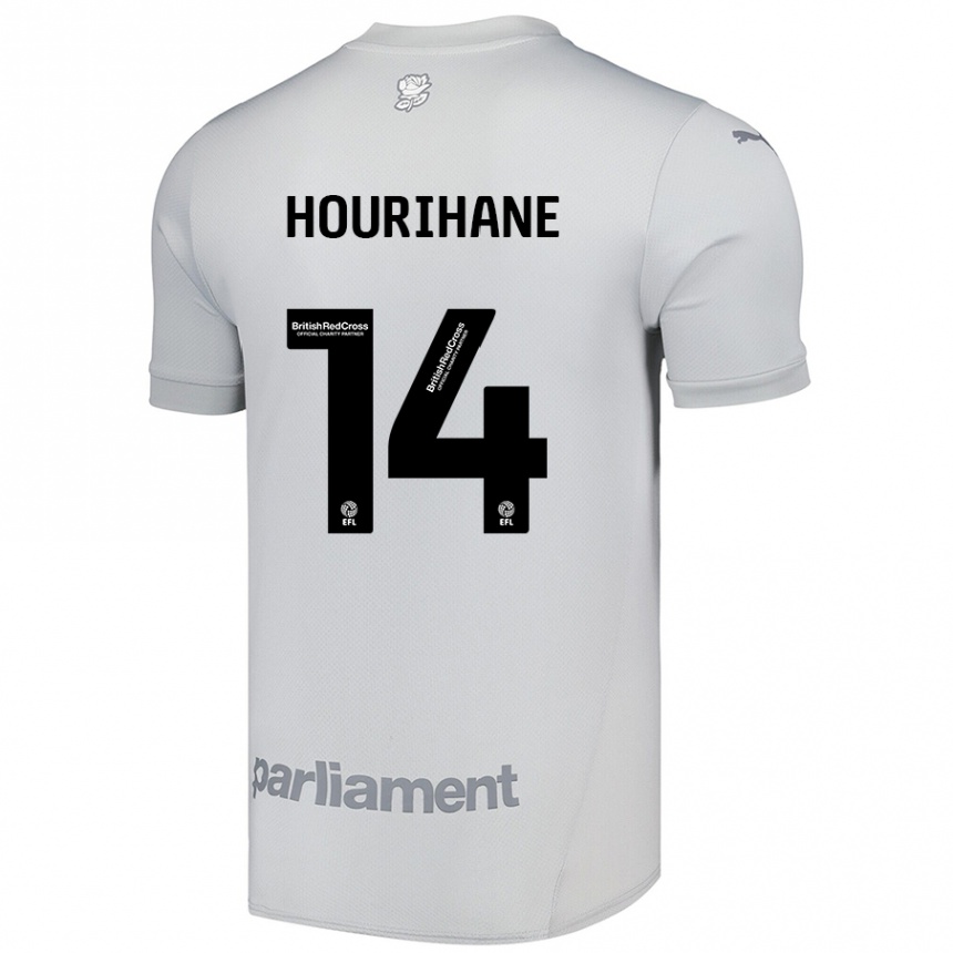 Men Football Conor Hourihane #14 Silver Gray Away Jersey 2024/25 T-Shirt Nz