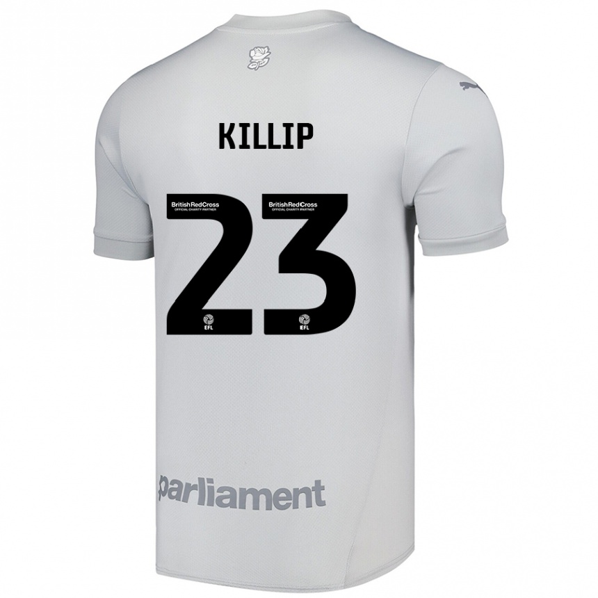 Men Football Ben Killip #23 Silver Gray Away Jersey 2024/25 T-Shirt Nz