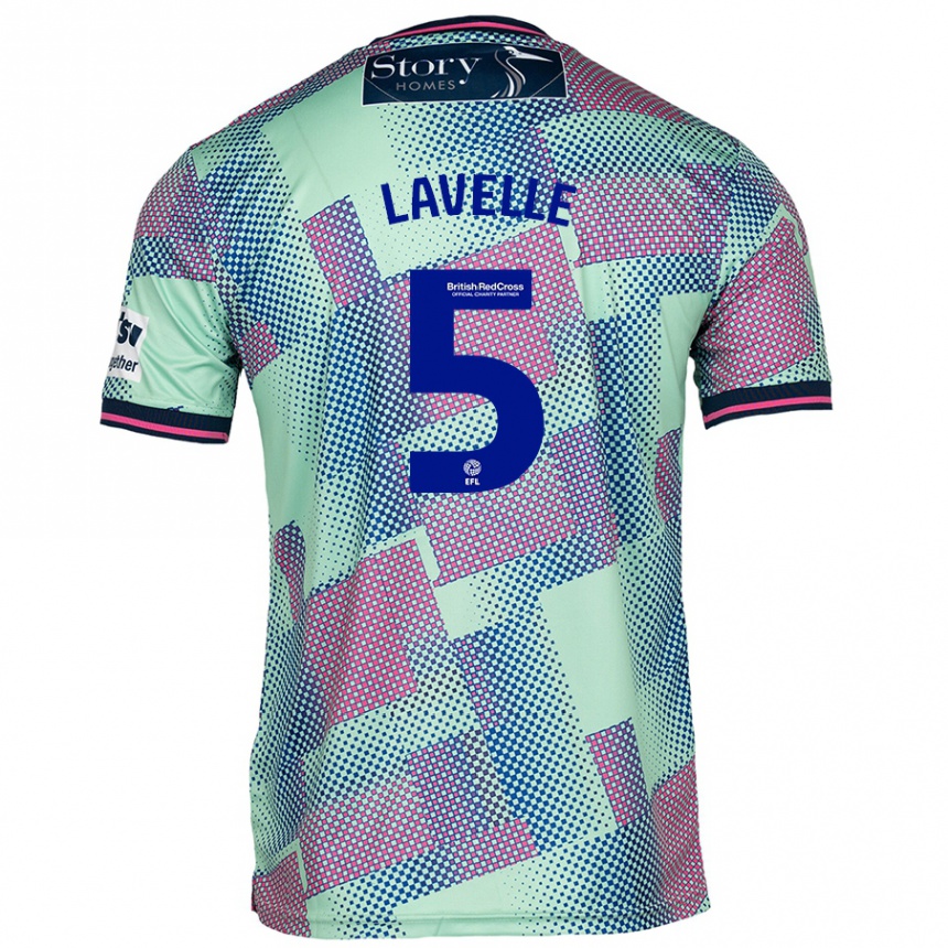 Men Football Sam Lavelle #5 Green Away Jersey 2024/25 T-Shirt Nz