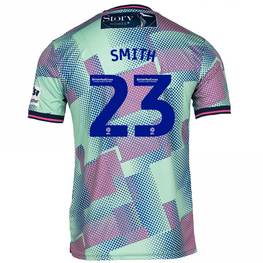 Men Football Jude Smith #23 Green Away Jersey 2024/25 T-Shirt Nz