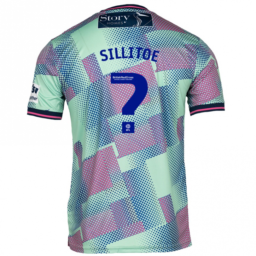 Men Football Casey Sillitoe #0 Green Away Jersey 2024/25 T-Shirt Nz