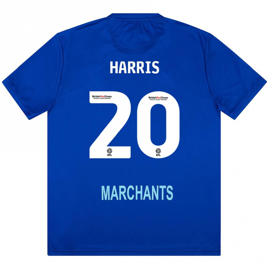 Men Football Max Harris #20 Green Away Jersey 2024/25 T-Shirt Nz