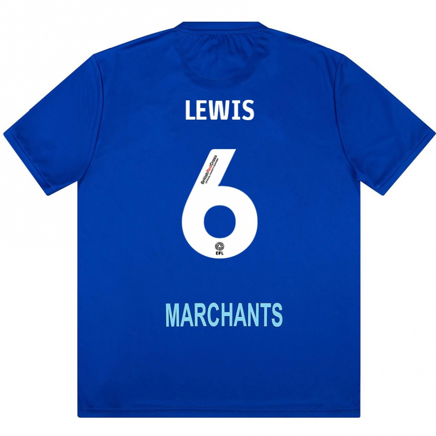 Men Football Megan Lewis #6 Green Away Jersey 2024/25 T-Shirt Nz