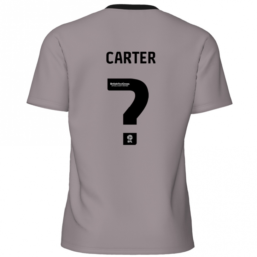 Men Football Dan Carter #0 Grey Away Jersey 2024/25 T-Shirt Nz