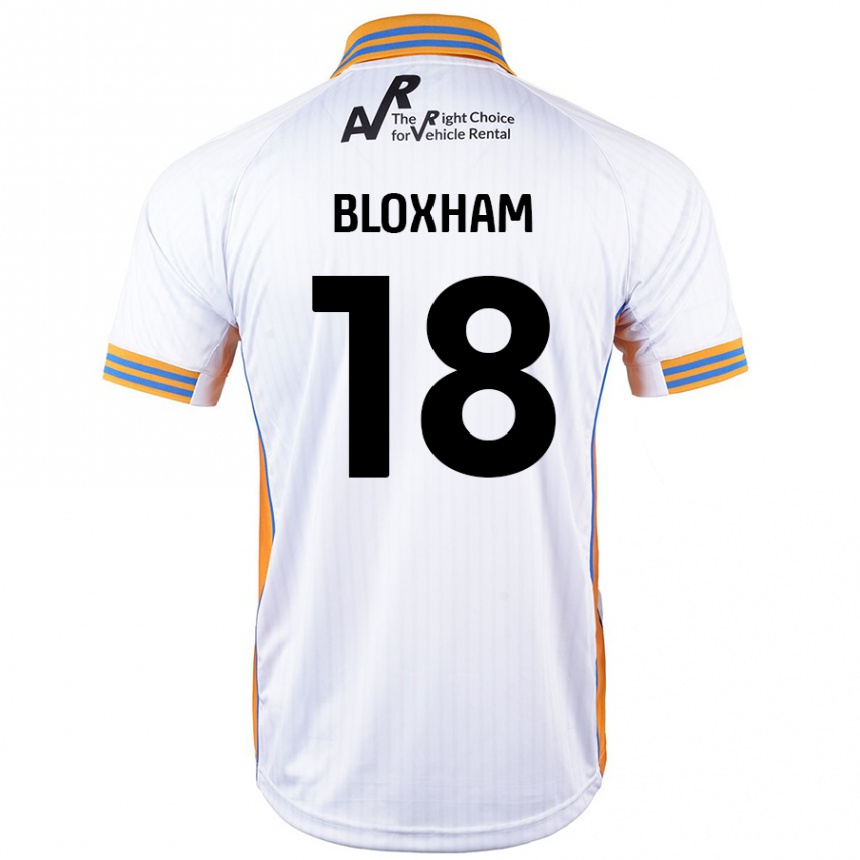 Men Football Tom Bloxham #18 White Away Jersey 2024/25 T-Shirt Nz