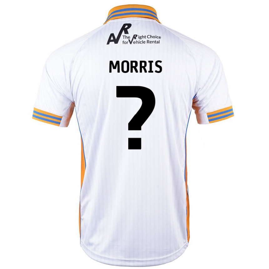 Men Football Cammron Morris #0 White Away Jersey 2024/25 T-Shirt Nz