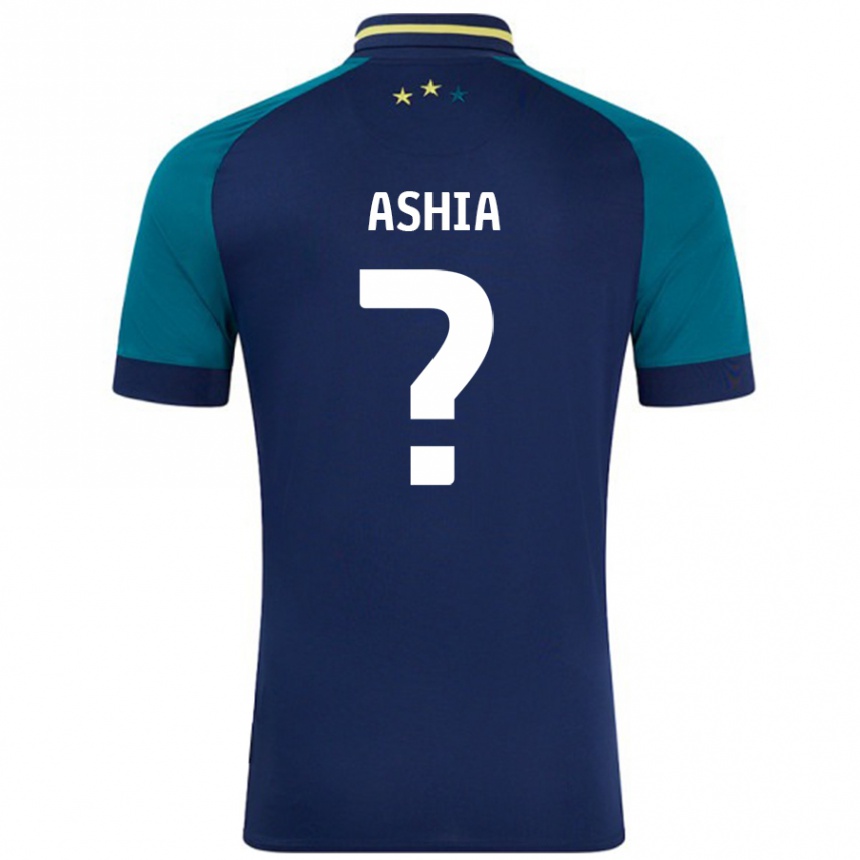 Men Football Cameron Ashia #0 Navy Dark Green Away Jersey 2024/25 T-Shirt Nz