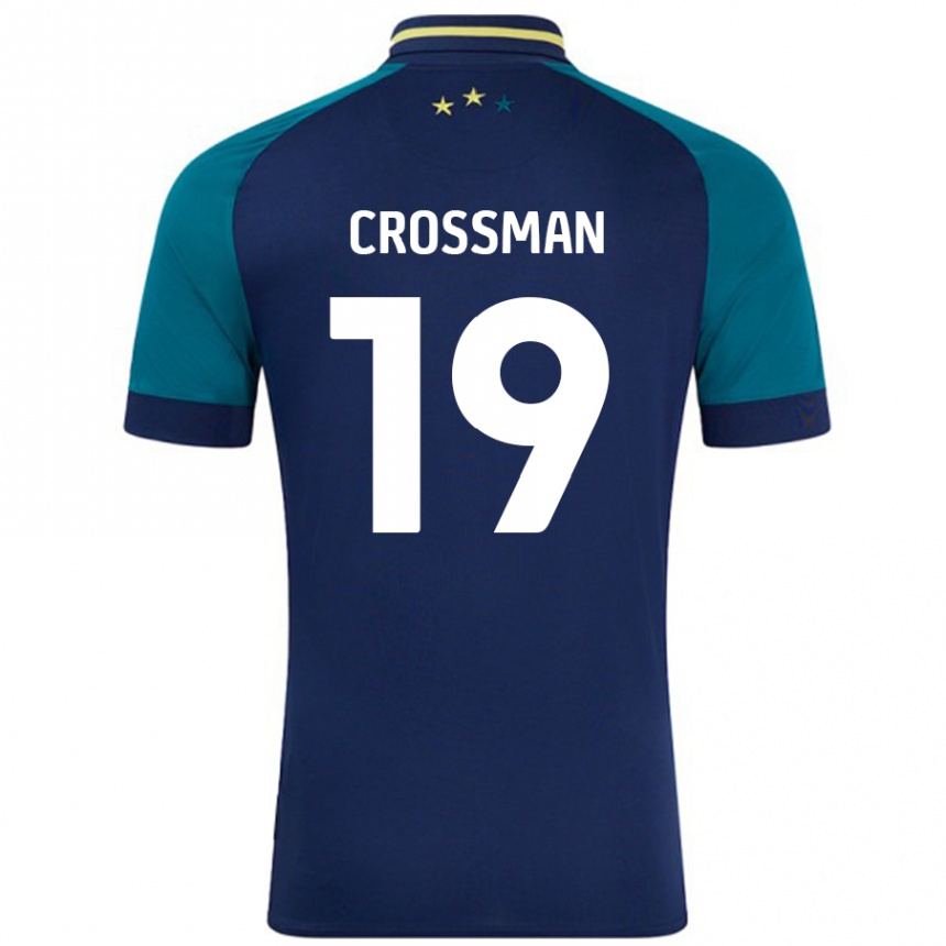 Men Football Paige Crossman #19 Navy Dark Green Away Jersey 2024/25 T-Shirt Nz