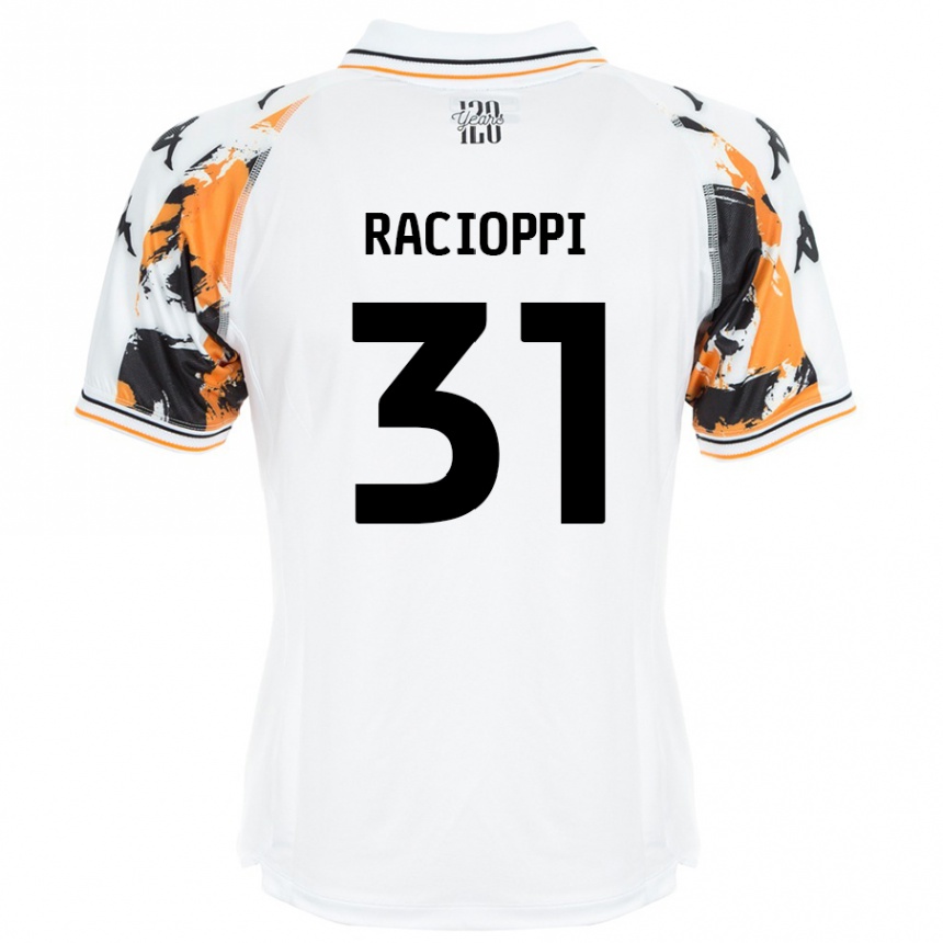 Men Football Anthony Racioppi #31 White Away Jersey 2024/25 T-Shirt Nz