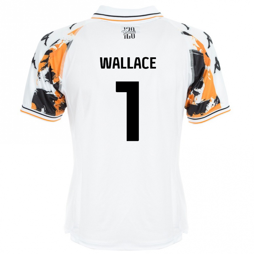 Men Football Abbi Wallace #1 White Away Jersey 2024/25 T-Shirt Nz