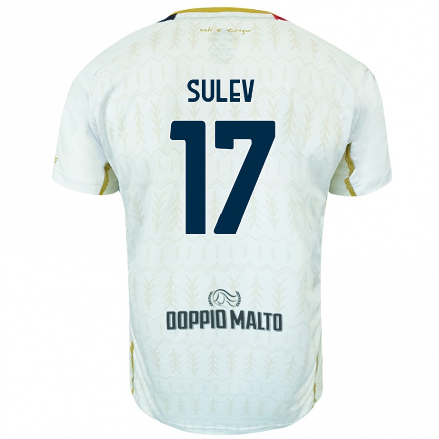 Men Football Ivan Sulev #17 White Away Jersey 2024/25 T-Shirt Nz