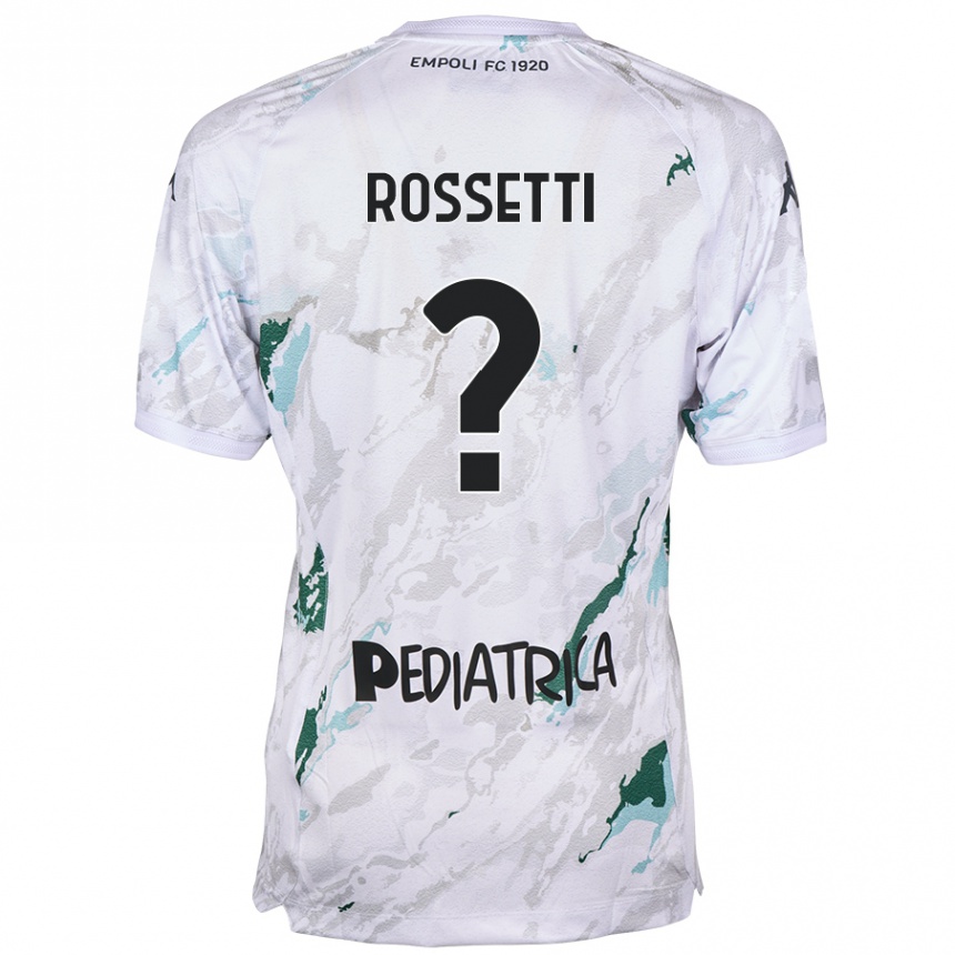 Men Football Maurizio Rossetti #0 Grey Away Jersey 2024/25 T-Shirt Nz