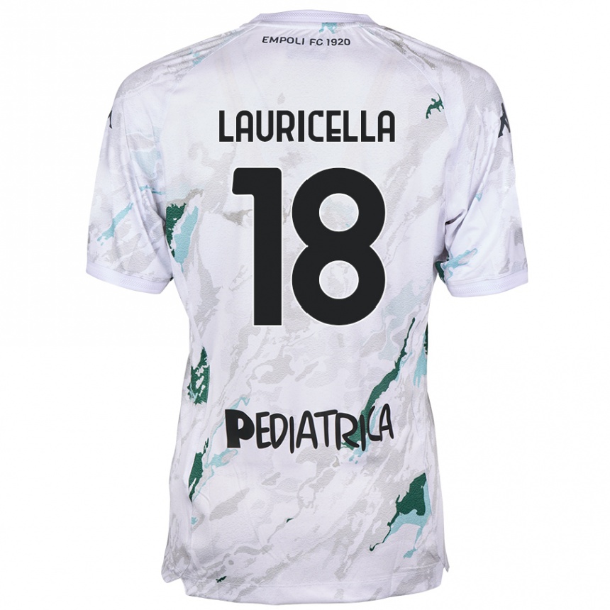 Men Football Giovanni Lauricella #18 Grey Away Jersey 2024/25 T-Shirt Nz