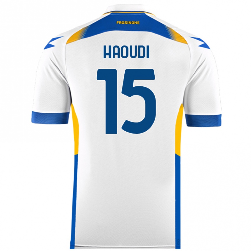 Men Football Hamza Haoudi #15 White Away Jersey 2024/25 T-Shirt Nz