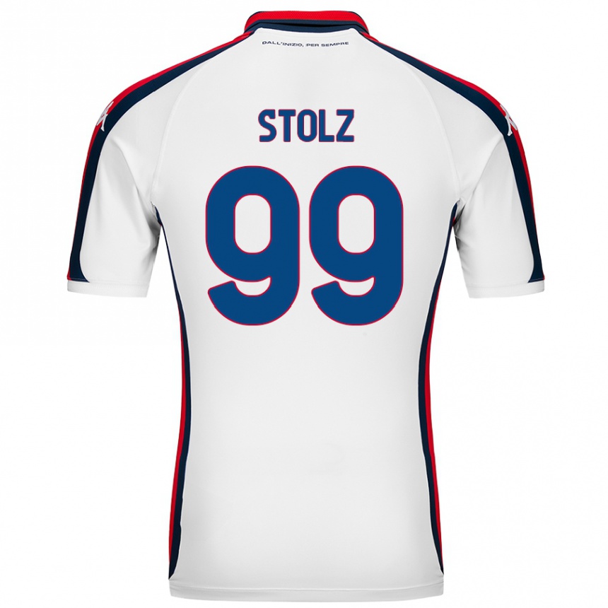 Men Football Franz Stolz #99 White Away Jersey 2024/25 T-Shirt Nz