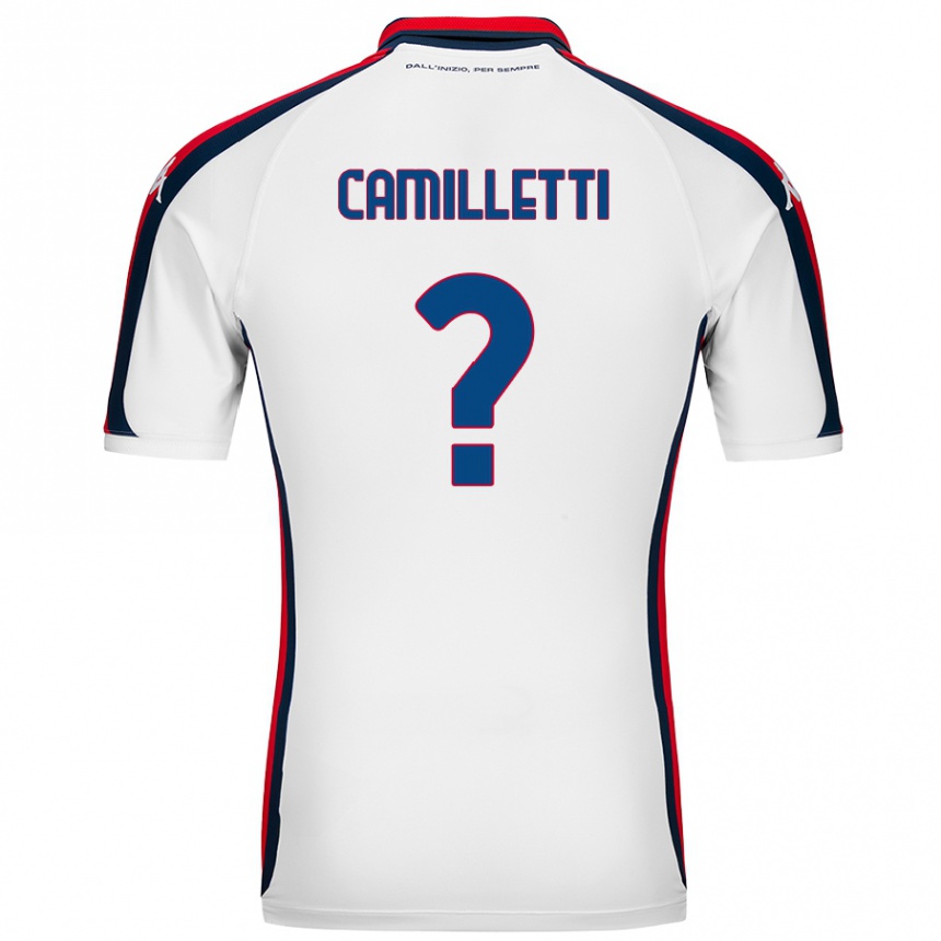 Men Football Giovanni Camilletti #0 White Away Jersey 2024/25 T-Shirt Nz