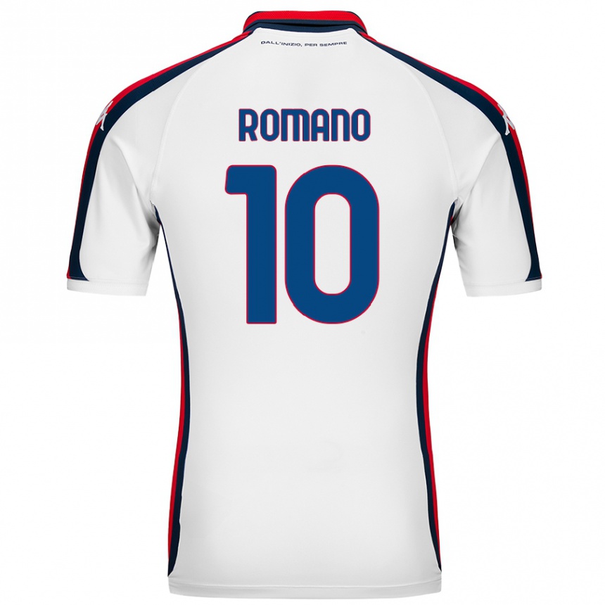 Men Football Marco Romano #10 White Away Jersey 2024/25 T-Shirt Nz