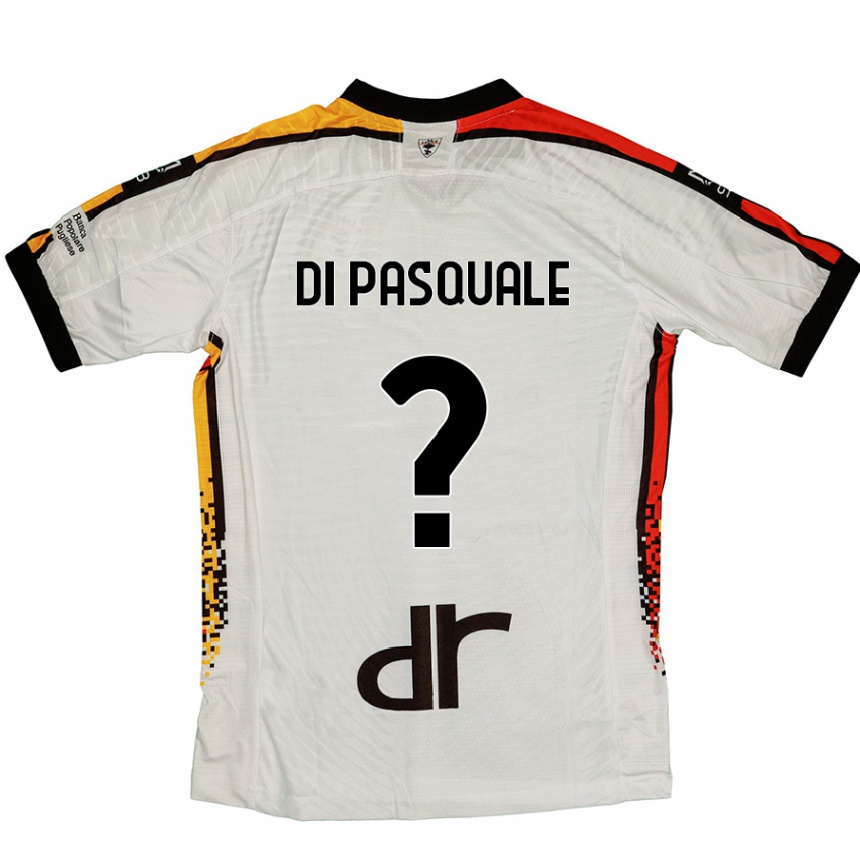 Men Football Alessandro Di Pasquale #0 White Black Away Jersey 2024/25 T-Shirt Nz