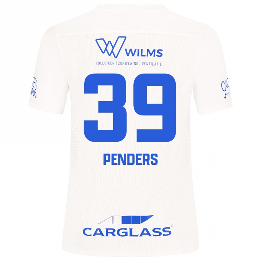 Men Football Mike Penders #39 White Away Jersey 2024/25 T-Shirt Nz