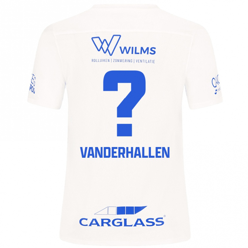 Men Football Yari Vanderhallen #0 White Away Jersey 2024/25 T-Shirt Nz