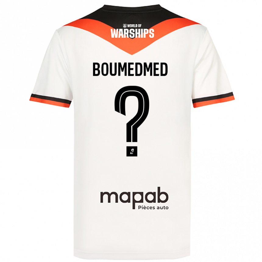 Men Football Kamil Boumedmed #0 White Away Jersey 2024/25 T-Shirt Nz