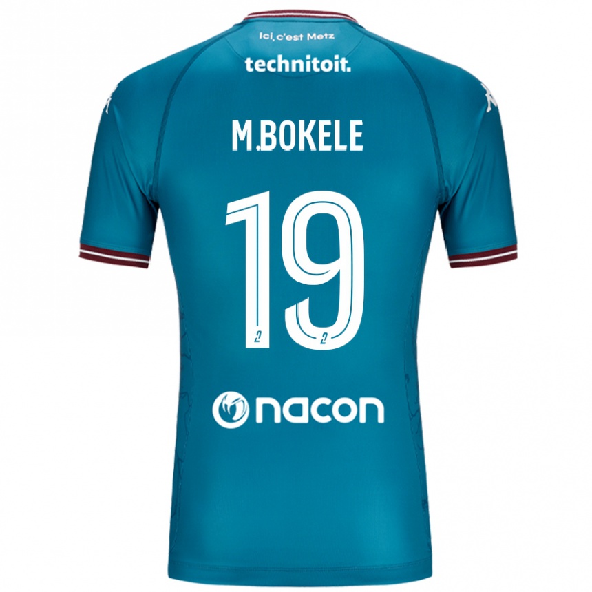 Men Football Morgan Bokele #19 Bleu Petrole Away Jersey 2024/25 T-Shirt Nz