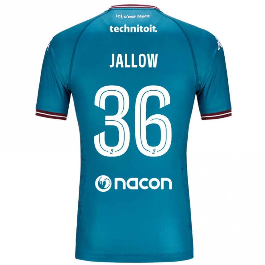 Men Football Ablie Jallow #36 Bleu Petrole Away Jersey 2024/25 T-Shirt Nz