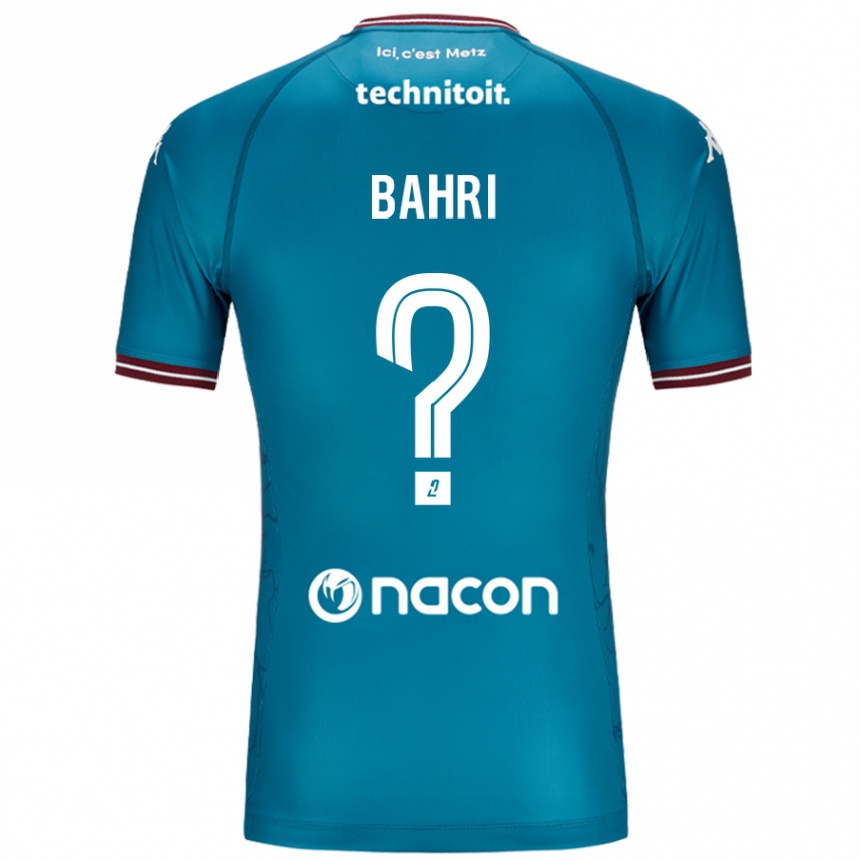 Men Football Wassim Bahri #0 Bleu Petrole Away Jersey 2024/25 T-Shirt Nz