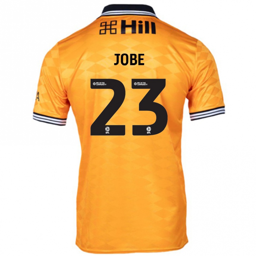 Women Football Mamadou Jobe #23 Orange Home Jersey 2024/25 T-Shirt Nz