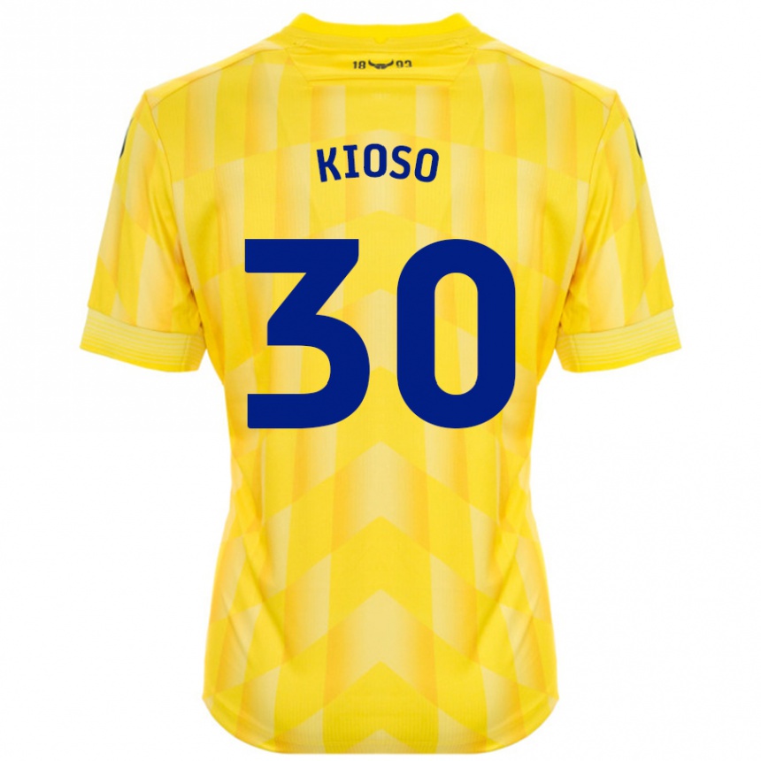 Women Football Peter Kioso #30 Yellow Home Jersey 2024/25 T-Shirt Nz