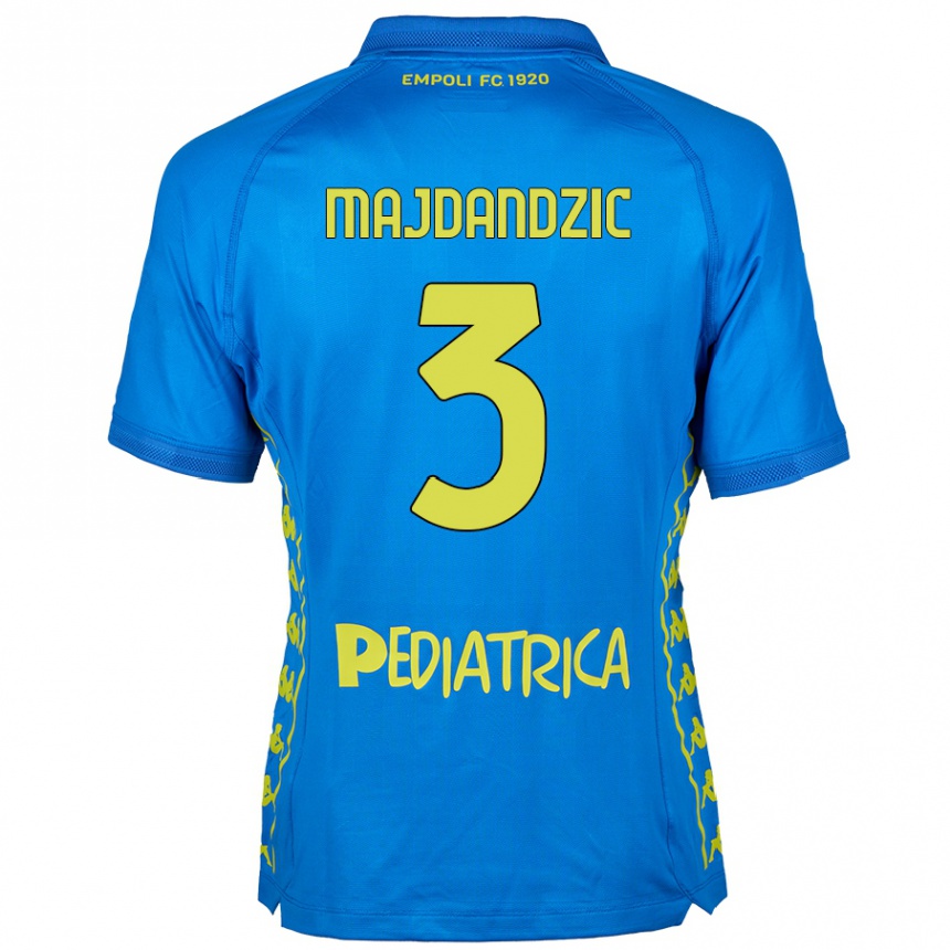 Women Football Patrik Majdandzic #3 Blue Home Jersey 2024/25 T-Shirt Nz