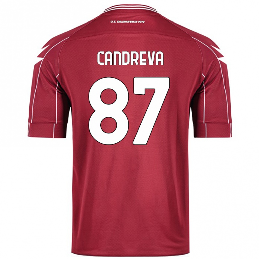 Women Football Antonio Candreva #87 Burgundy Home Jersey 2024/25 T-Shirt Nz