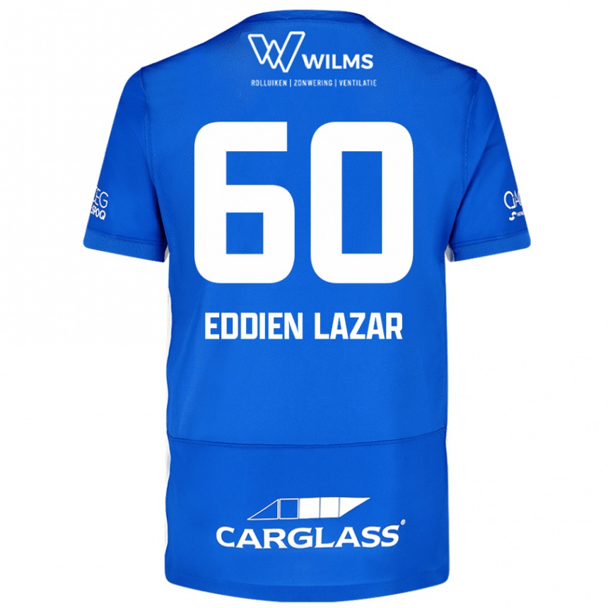 Women Football Saif Eddien Lazar #60 Blue Home Jersey 2024/25 T-Shirt Nz