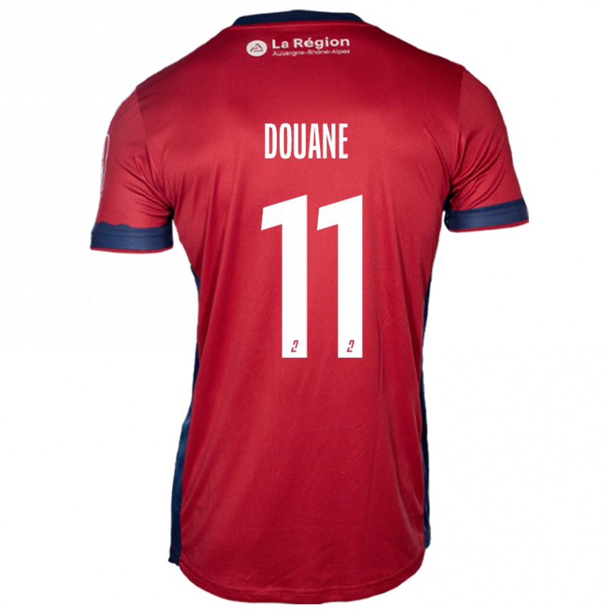 Women Football Maïdine Douane #11 Light Burgundy Home Jersey 2024/25 T-Shirt Nz