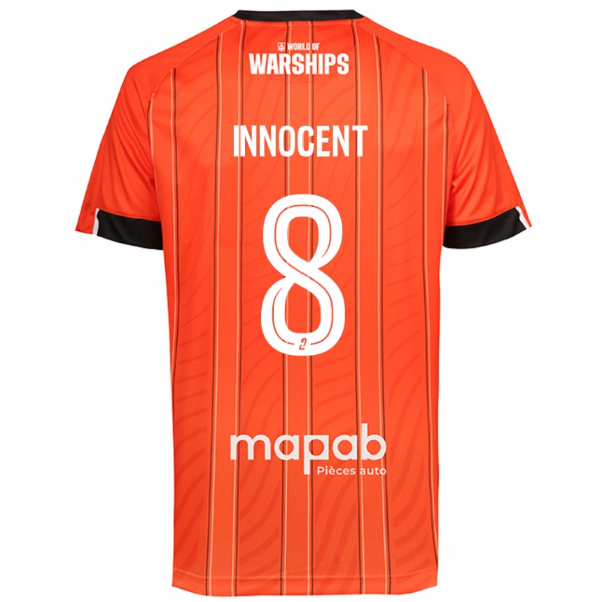 Women Football Bonke Innocent #8 Orange Home Jersey 2024/25 T-Shirt Nz