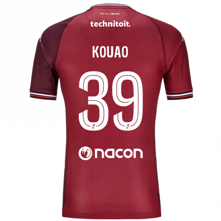 Women Football Koffi Kouao #39 Red Granata Home Jersey 2024/25 T-Shirt Nz