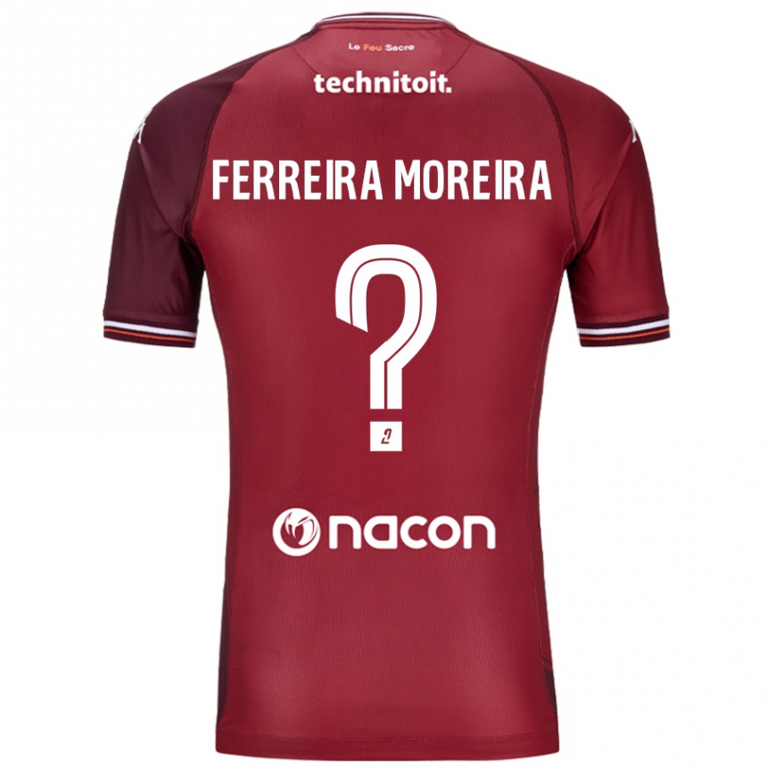 Women Football Ruben Ferreira Moreira #0 Red Granata Home Jersey 2024/25 T-Shirt Nz