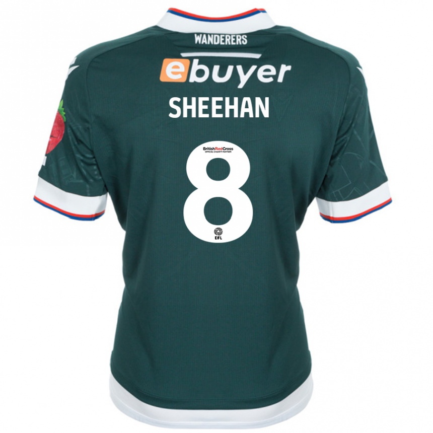 Women Football Josh Sheehan #8 Dark Green Away Jersey 2024/25 T-Shirt Nz