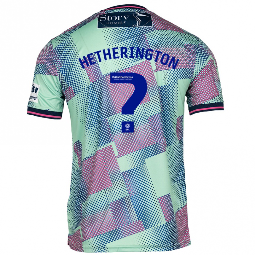 Women Football Sam Hetherington #0 Green Away Jersey 2024/25 T-Shirt Nz