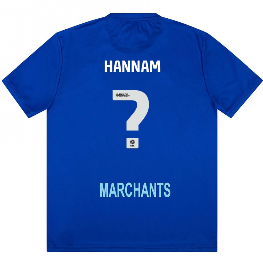 Women Football Shawna Hannam #0 Green Away Jersey 2024/25 T-Shirt Nz