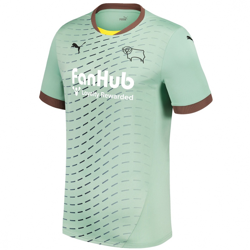 Women Football Kayden Jackson #19 Pale Green Away Jersey 2024/25 T-Shirt Nz