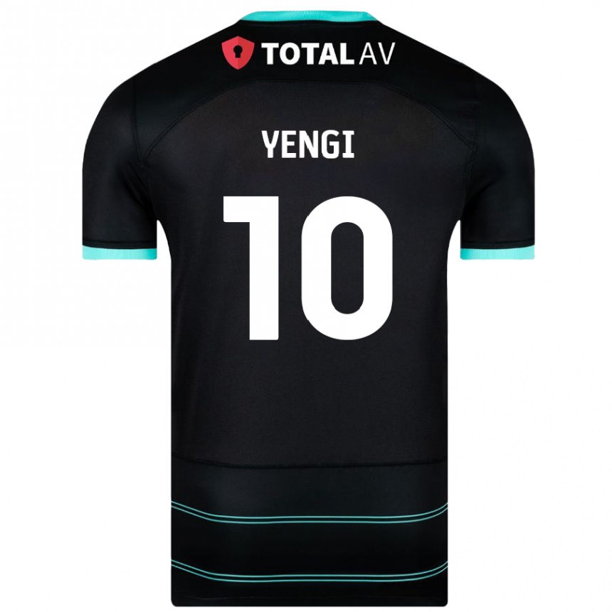 Women Football Kusini Yengi #10 Black Away Jersey 2024/25 T-Shirt Nz