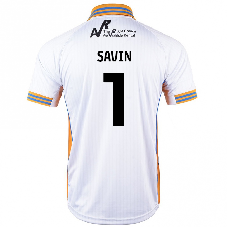 Women Football Toby Savin #1 White Away Jersey 2024/25 T-Shirt Nz