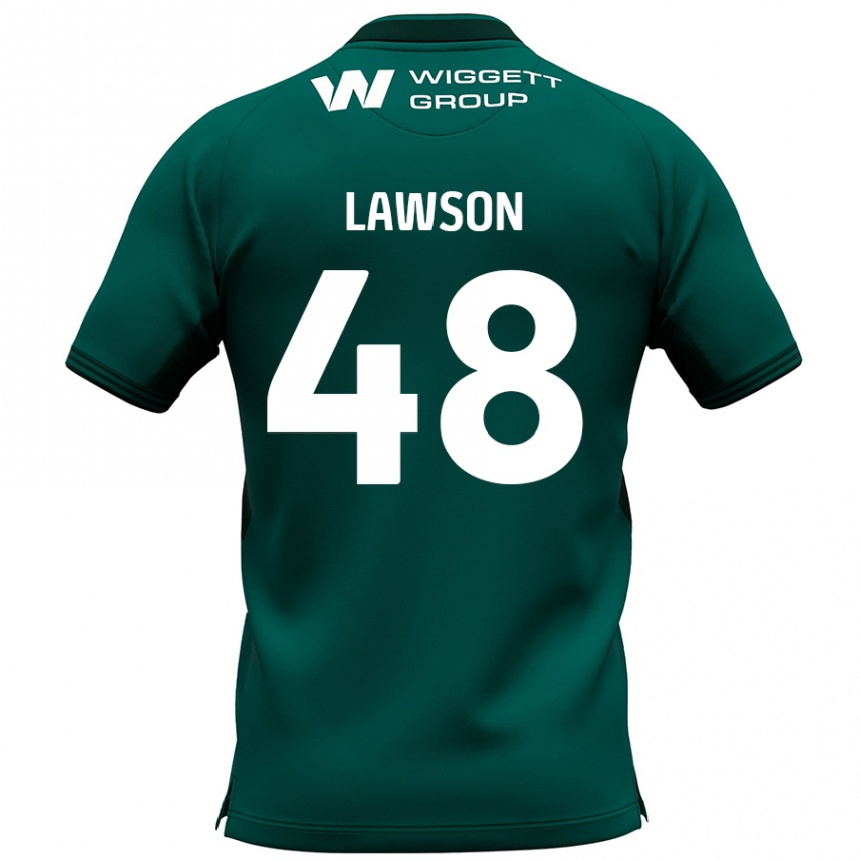 Women Football Sha'mar Lawson #48 Green Away Jersey 2024/25 T-Shirt Nz